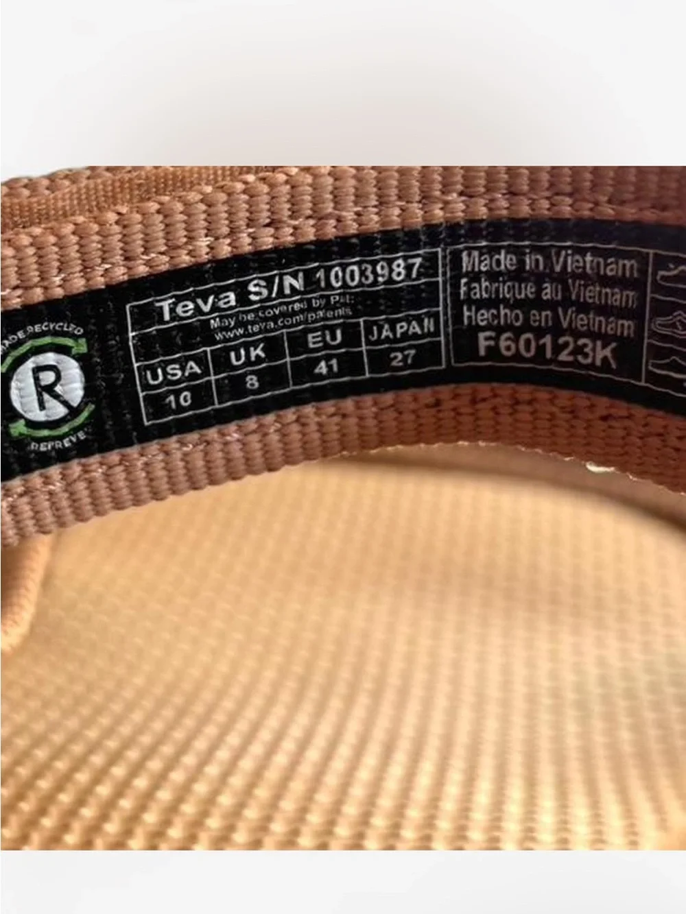 Teva Original Universal Sand Dune Tan 10